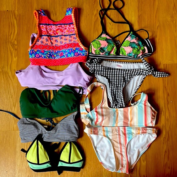 Xhilaration Swim Swimsuit Tops And Bottoms Bundle Set Poshmark